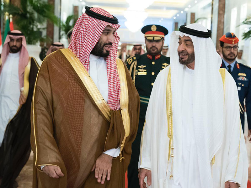 صور من زيارة محمد بن سلمان لبلده الثاني الإمارات